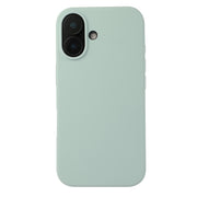 For iPhone 16 Liquid Silicone Phone Case(Emerald Green)