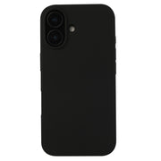 For iPhone 16 Liquid Silicone Phone Case(Black)