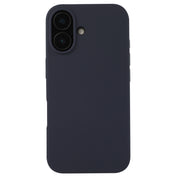 For iPhone 16 Plus Liquid Silicone Phone Case(Midnight Blue)