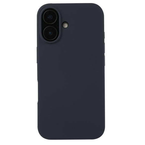 For iPhone 16 Plus Liquid Silicone Phone Case(Midnight Blue)