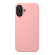 For iPhone 16 Plus Liquid Silicone Phone Case(Cherry Blossom Pink)