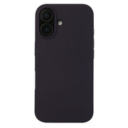 For iPhone 16 Plus Liquid Silicone Phone Case(Berry Purple)