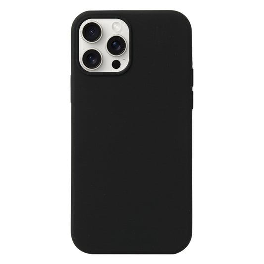 For iPhone 16 Pro Liquid Silicone Phone Case(Black) - free shipping - PMC Jewellery - Order now!