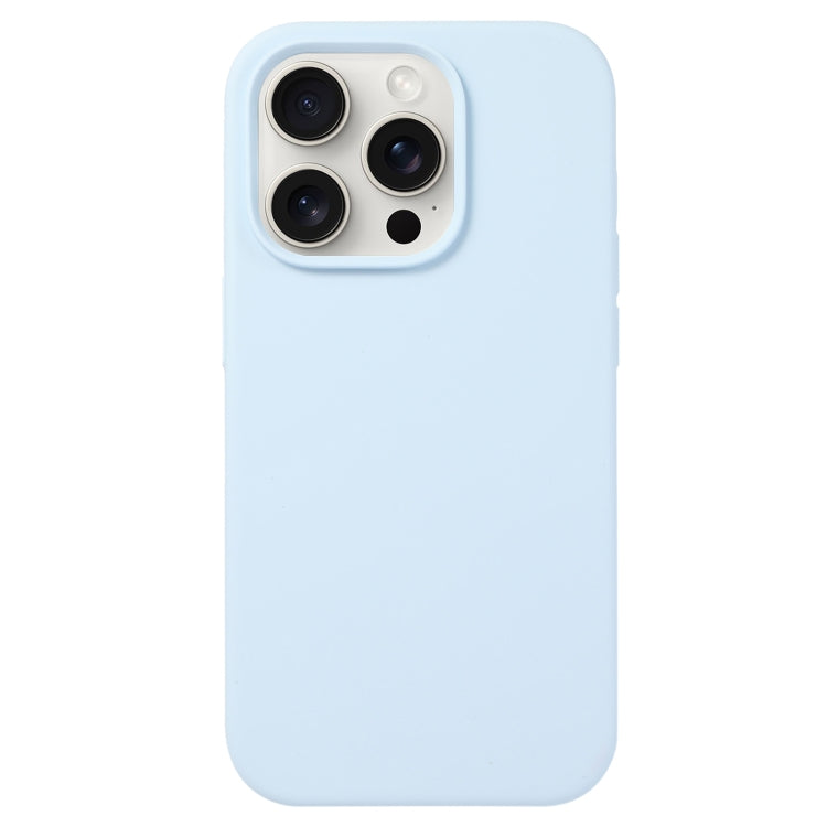 For iPhone 16 Pro Liquid Silicone Phone Case(Sky Blue) - free shipping - PMC TechLife - Order now!