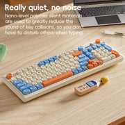 LANGTU L98 Wireless RGB Tri-mode Mechanical Gaming Keyboard(Blue)