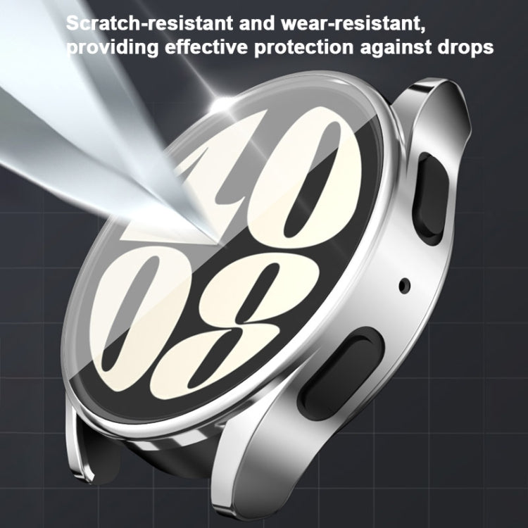 For Samsung Galaxy Watch FE 40mm Full Coverage Electroplated TPU Watch Protective Case(Purple) - Watch Cases by PMC TechLife | Online Shopping South Africa | PMC TechLife | Buy Now Pay Later Mobicred