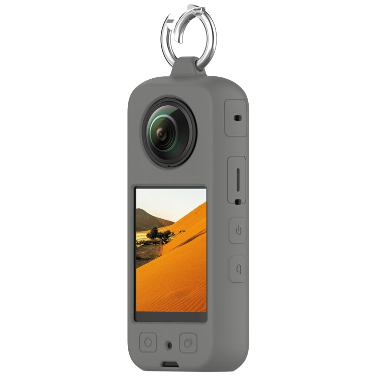 For Insta360 X3 Portable Silicone Protective Case(Dark Grey) - free shipping - PMC TechLife - Order now!