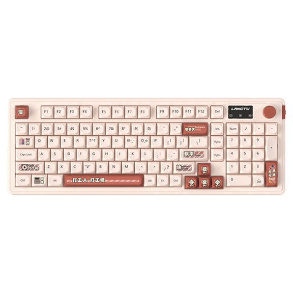 LANGTU L98 Wired RGB Gaming Keyboard(Pink)