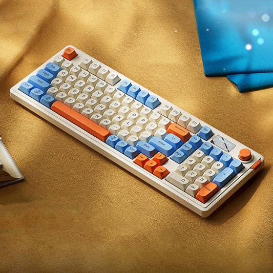 LANGTU L98 Wired RGB Gaming Keyboard(Blue White) - Wired Keyboard by LANGTU | Online Shopping South Africa | PMC Jewellery | Buy Now Pay Later Mobicred