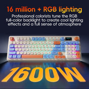 LANGTU L98 Wired RGB Gaming Keyboard(Pink)