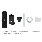 Godox Octagon Softbox Flash Speedlite Studio Photo Light Soft Box with Bowens Mount, Size:120cm