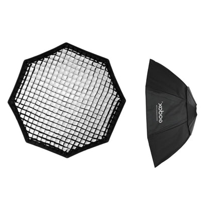 Godox Octagon Honeycomb Grid Softbox with Bowens Mount, Size:95cm - free shipping - PMC Jewellery - Order now!