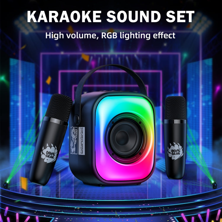 ONIKUMA L7 5W Karaoke Bluetooth Speaker with 2 Microphones(Black) - free shipping - PMC Jewellery - Order now!