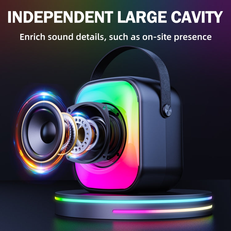 ONIKUMA L7 5W Karaoke Bluetooth Speaker with 2 Microphones(Black) - free shipping - PMC Jewellery - Order now!