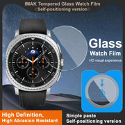 For Samsung Watch8 Classic 46mm LTE/BT imak Tempered Glass Watch Film, Self-positioning Version