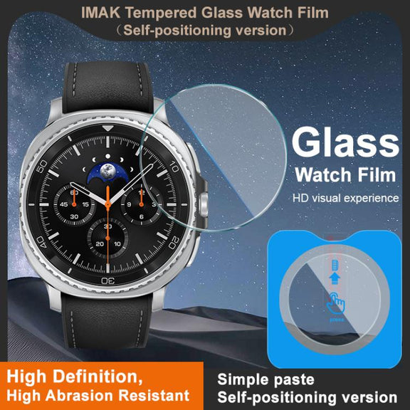 For Samsung Watch8 Classic 46mm LTE/BT imak Tempered Glass Watch Film, Self-positioning Version