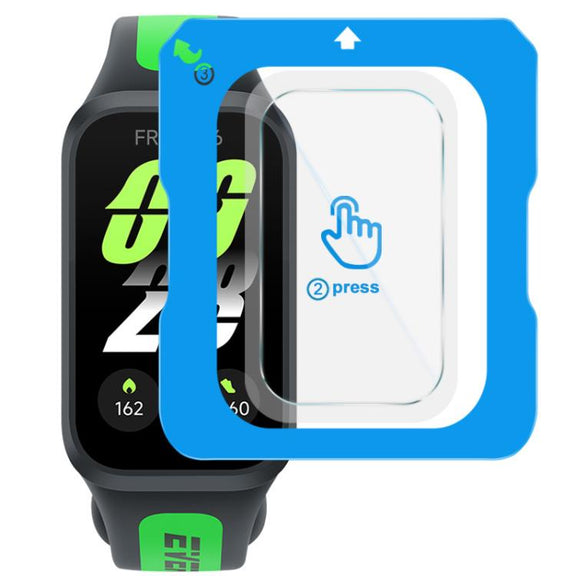 For Xiaomi Smart Band 9 Active/Redmi Band 3 imak Tempered Glass Watch Film, Self-positioning Version