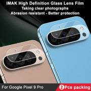 For Google Pixel 9 Pro 2pcs/Set imak HD Glass Lens Film, Scaled Down Version