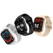 CY12 1.9 inch IPS Screen Smart Watch Supports Voice Calls / Wellness Tracking(Black)