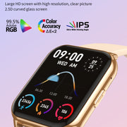 CY12 1.9 inch IPS Screen Smart Watch Supports Voice Calls / Wellness Tracking(Black)