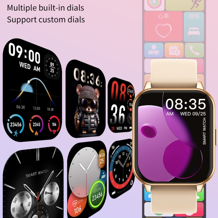 CY12 1.9 inch IPS Screen Smart Watch Supports Voice Calls / Wellness Tracking(Black)