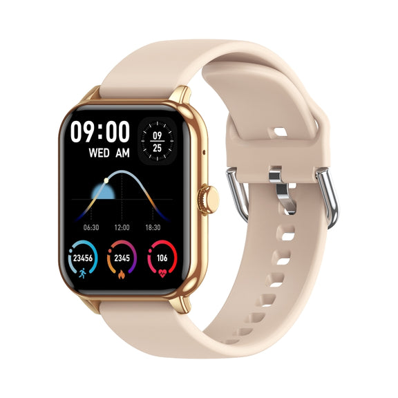 CY13 1.9 inch IPS Square Screen Smart Watch Supports Bluetooth Calls / Wellness Tracking(Gold)