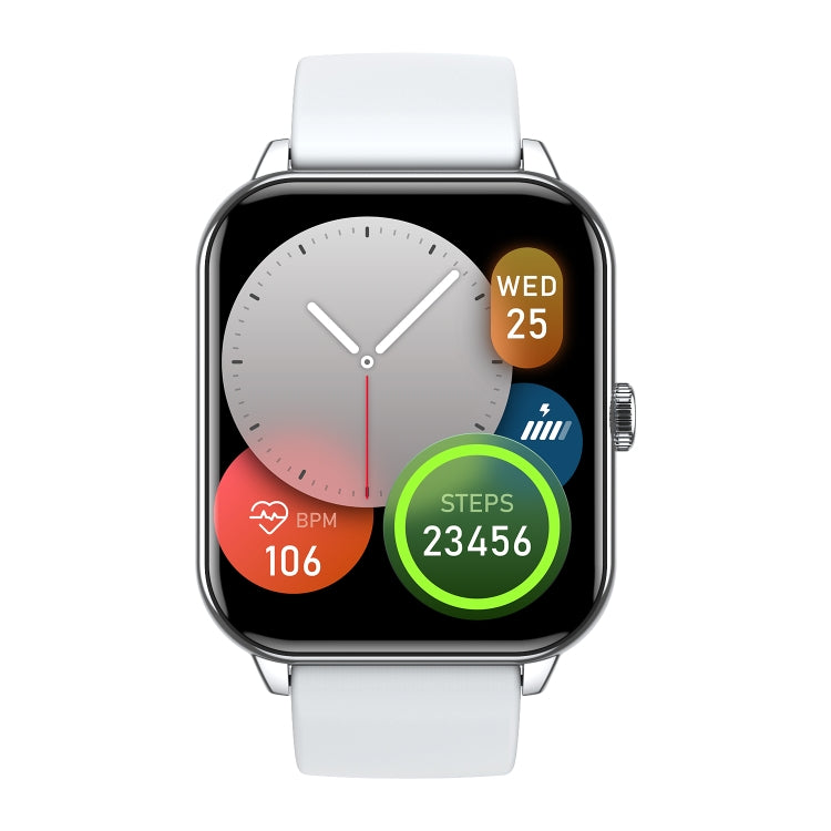 CY13 1.9 inch IPS Square Screen Smart Watch Supports Bluetooth Calls / Health Monitoring(Silver) - Smart Watches by PMC TechLife | Online Shopping South Africa | PMC TechLife | Buy Now Pay Later Mobicred