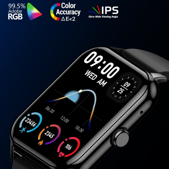 CY13 1.9 inch IPS Square Screen Smart Watch Supports Bluetooth Calls / Wellness Tracking(Gold)