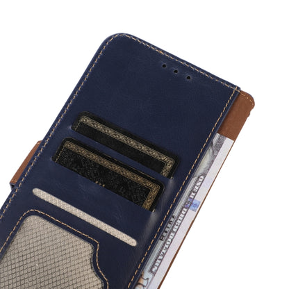 For Sony Xperia 10 VI Magnetic Crazy Horse Texture Genuine Leather RFID Phone Case(Blue) - Sony Cases by PMC Jewellery | Online Shopping South Africa | PMC Jewellery | Buy Now Pay Later Mobicred