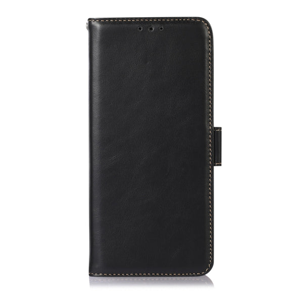 For Sony Xperia 1 VI Magnetic Crazy Horse Texture Genuine Leather RFID Phone Case(Black)