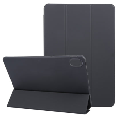 For Huawei MatePad 11.5 S GEBEI 3-folding Holder Shockproof Flip Leather Tablet Case(Black) - free shipping - PMC Jewellery - Order now!