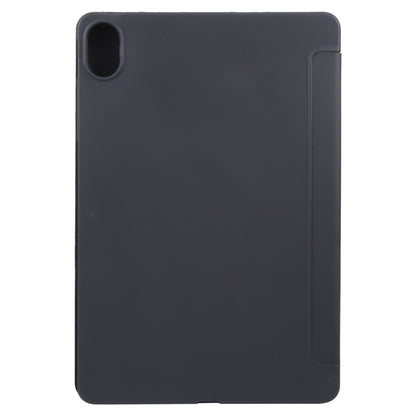 For Huawei MatePad 11.5 S GEBEI 3-folding Holder Shockproof Flip Leather Tablet Case(Black) - free shipping - PMC Jewellery - Order now!