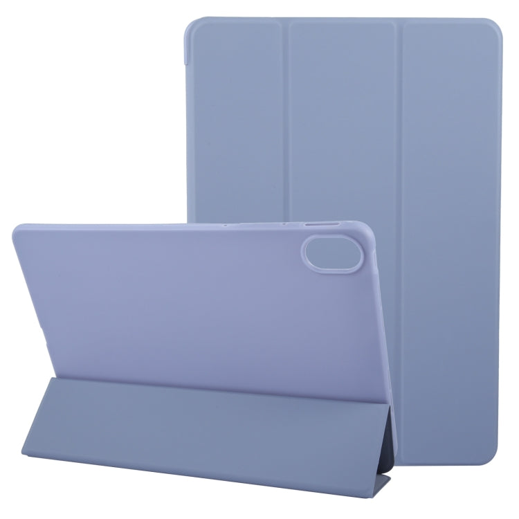 For Huawei MatePad 11.5 S GEBEI 3-folding Holder Shockproof Flip Leather Tablet Case(Purple) - free shipping - PMC Jewellery - Order now!