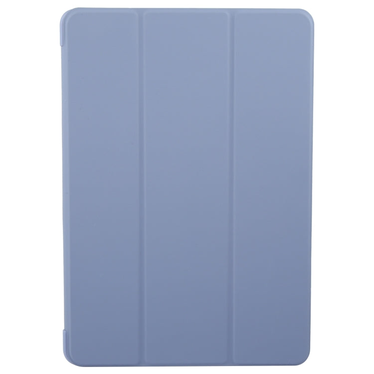 For Huawei MatePad 11.5 S GEBEI 3-folding Holder Shockproof Flip Leather Tablet Case(Purple) - free shipping - PMC Jewellery - Order now!