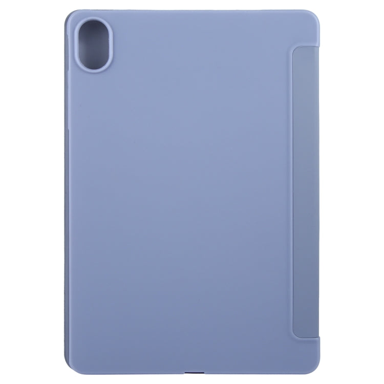 For Huawei MatePad 11.5 S GEBEI 3-folding Holder Shockproof Flip Leather Tablet Case(Purple) - free shipping - PMC Jewellery - Order now!