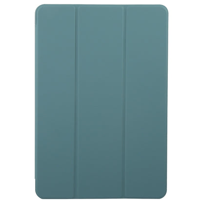 For Huawei MatePad 11.5 S GEBEI 3-folding Holder Shockproof Flip Leather Tablet Case(Dark Green) - free shipping - PMC Jewellery - Order now!