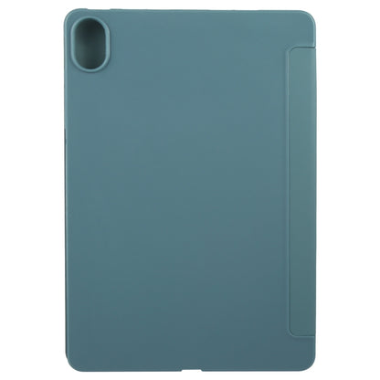 For Huawei MatePad 11.5 S GEBEI 3-folding Holder Shockproof Flip Leather Tablet Case(Dark Green) - free shipping - PMC Jewellery - Order now!