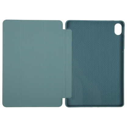 For Huawei MatePad 11.5 S GEBEI 3-folding Holder Shockproof Flip Leather Tablet Case(Dark Green) - free shipping - PMC Jewellery - Order now!