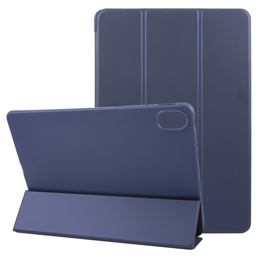 For Huawei MatePad 11.5 S GEBEI 3-folding Holder Shockproof Flip Leather Tablet Case(Dark Blue) - free shipping - PMC Jewellery - Order now!