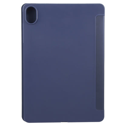For Huawei MatePad 11.5 S GEBEI 3-folding Holder Shockproof Flip Leather Tablet Case(Dark Blue) - free shipping - PMC Jewellery - Order now!