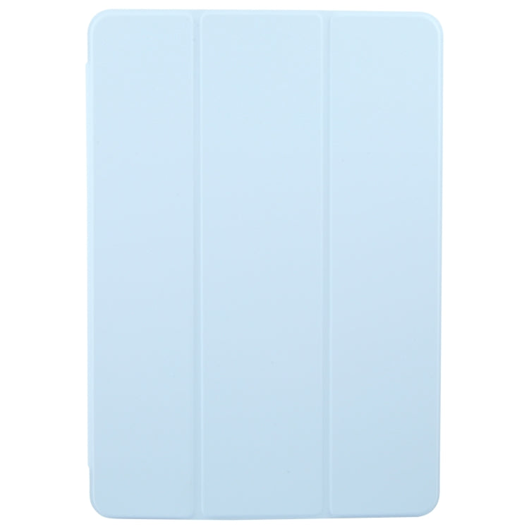 For Huawei MatePad 11.5 S GEBEI 3-folding Holder Shockproof Flip Leather Tablet Case(Sky Blue) - free shipping - PMC Jewellery - Order now!