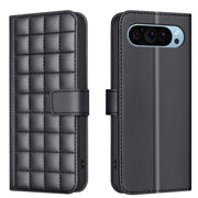 For Google Pixel 9 Square Texture Leather Phone Case(Black)