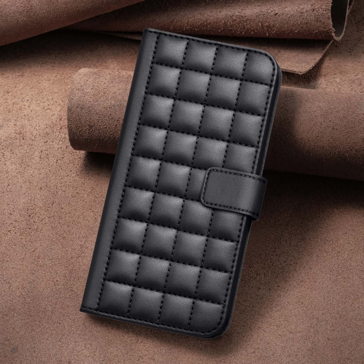 For Google Pixel 9 Pro Square Texture Leather Phone Case(Black)