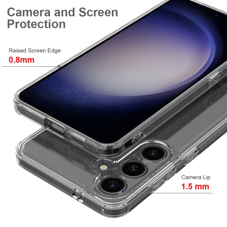 For Samsung Galaxy S25 5G Scratchproof Acrylic TPU Phone Case(Transparent)