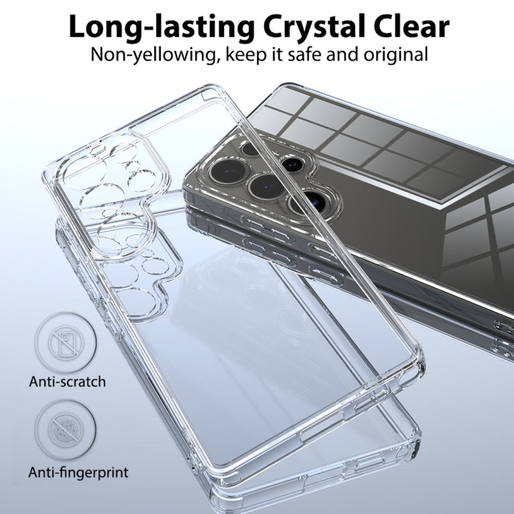 For Samsung Galaxy S25 Ultra 5G Scratchproof Acrylic TPU Phone Case(Transparent)