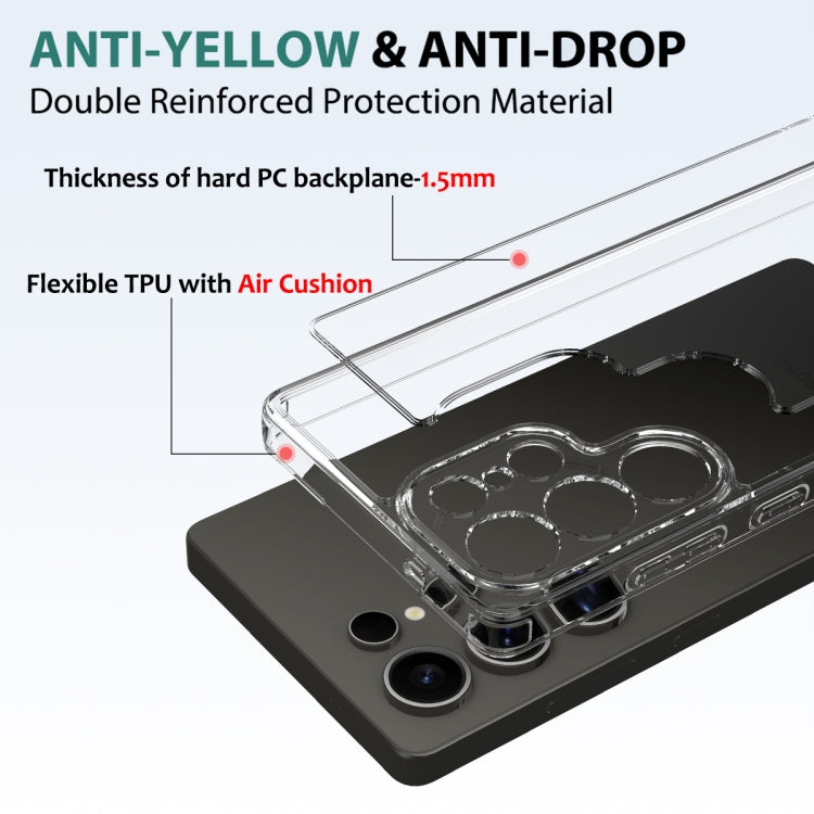 For Samsung Galaxy S25 Ultra 5G Scratchproof Acrylic TPU Phone Case(Transparent) - free shipping - PMC Jewellery - Order now!