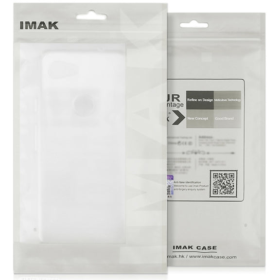 For Google Pixel 9 Pro XL IMAK UX-5 Series Transparent Shockproof TPU Protective Phone Case(Transparent  Black)