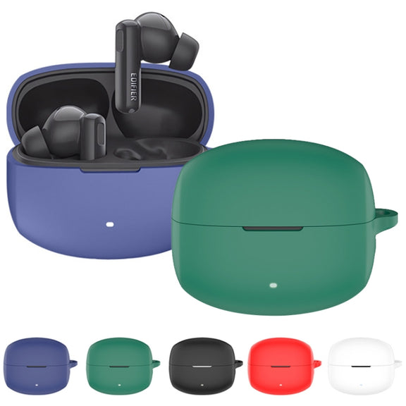 For EDIFIER Lolli Pro 3 Wireless Earphones Silicone Protective Case(Dark Green)