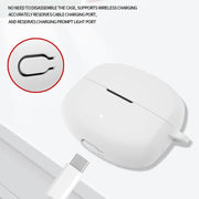 For EDIFIER Lolli Pro 3 Wireless Earphones Silicone Protective Case(Red)