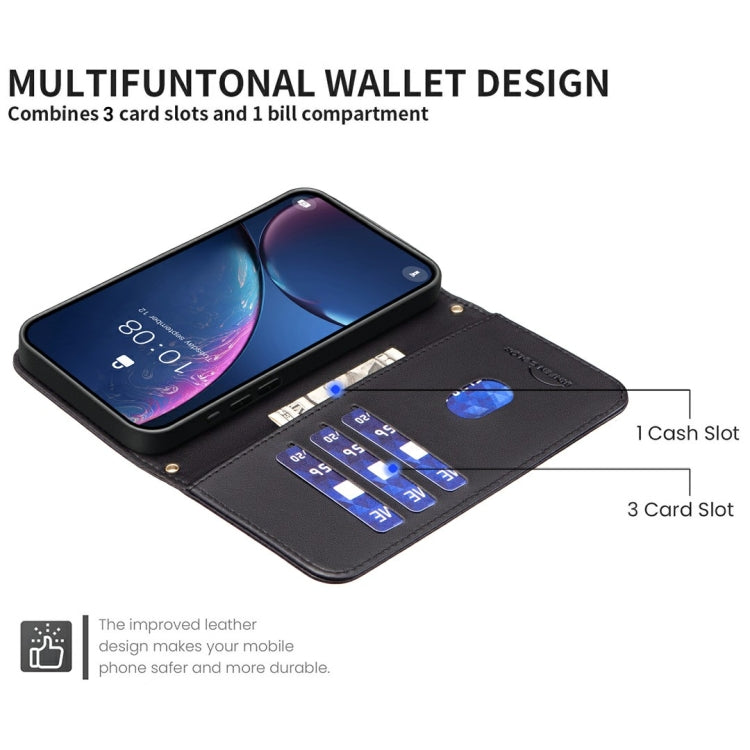 For Samsung Galaxy S25 Ultra 5G Square Texture Leather Phone Case(Black) - Galaxy S25 Ultra 5G Cases by PMC TechLife | Online Shopping South Africa | PMC TechLife | Buy Now Pay Later Mobicred